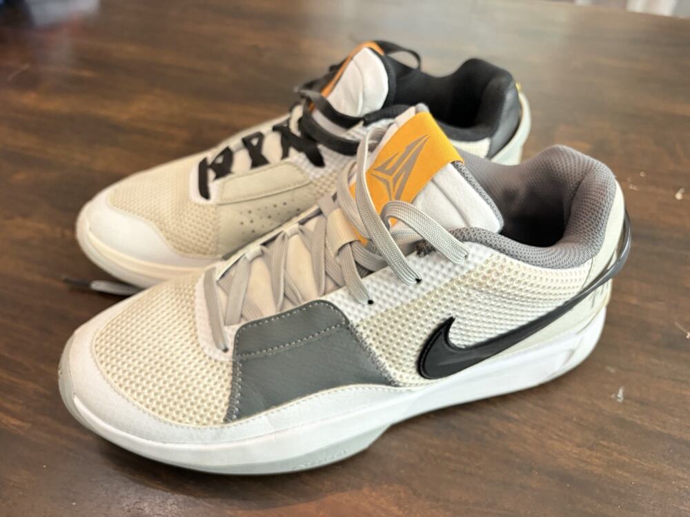 Nike Ja 1 Light Smoke Grey Size 8.5 Men's Nice Shape